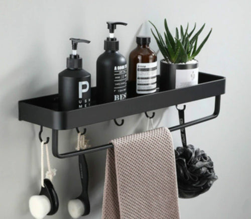 Designe Wall Shelf With Towel Rail - Fine Home Accessories