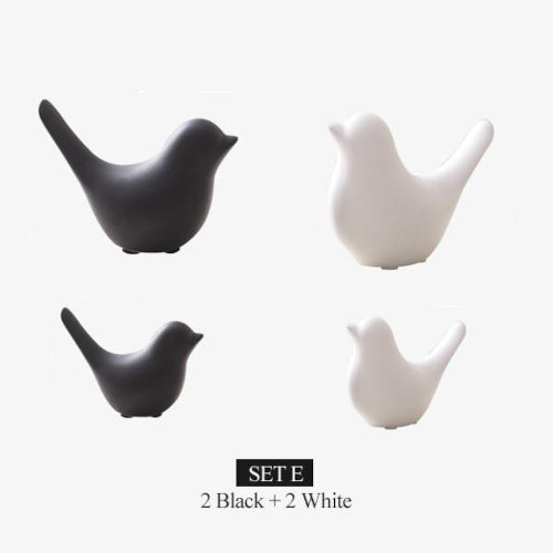 Aves Ceramic Figurines - Fine Home Accessories