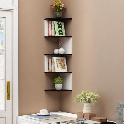 Kori 5-Tier Wall Corner Shelf - Fine Home Accessories