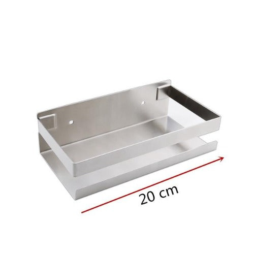 Matte Silver Wall Shelf - Fine Home Accessories