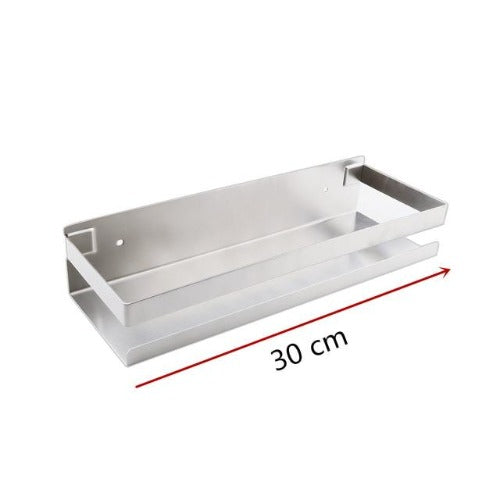 Matte Silver Wall Shelf - Fine Home Accessories
