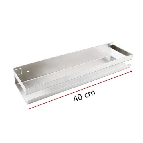 Matte Silver Wall Shelf - Fine Home Accessories
