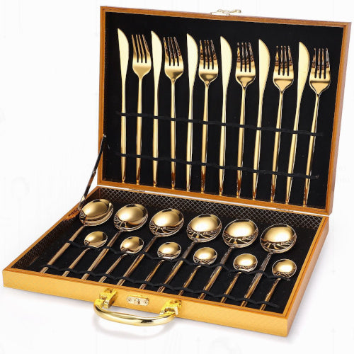 Luxe 24 Piece Cutlery Set - Fine Home Accessories