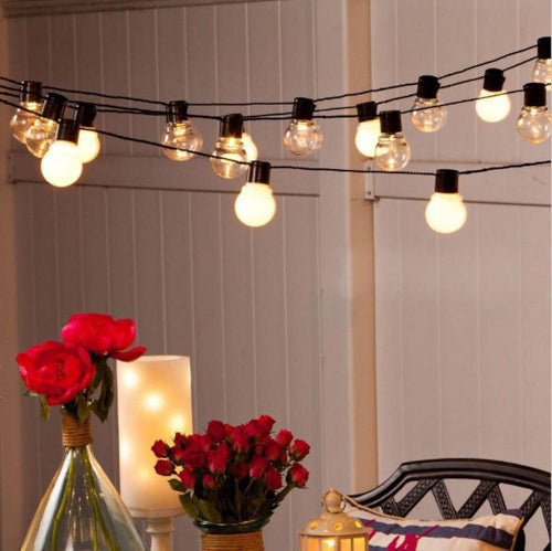 Lepa LED Outdoor Solar String Light - Fine Home Accessories