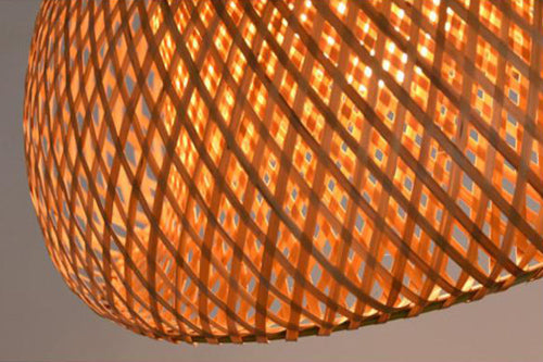 Contemporary Rattan Chandelier Light - Fine Home Accessories