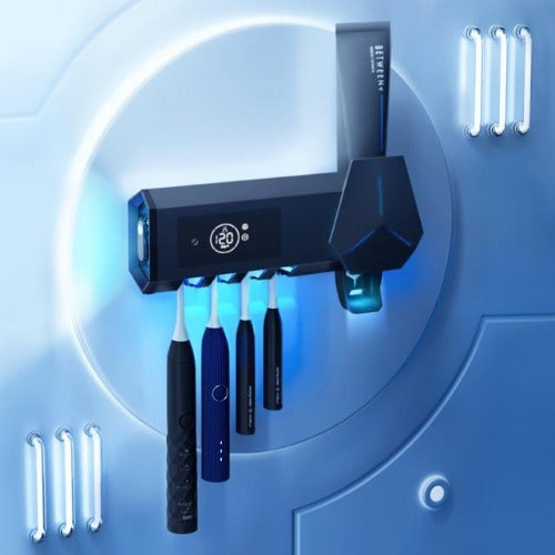Premium Sanitizing UV Toothbrush Holder - Fine Home Accessories