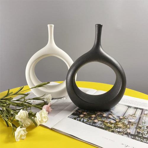 Modern Ornamental Ceramic Vase - Fine Home Accessories