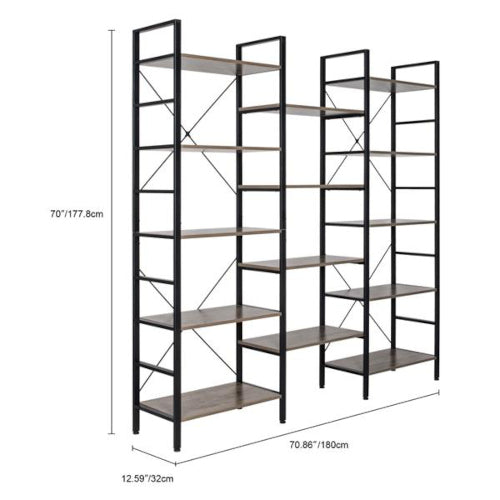 5-Tier Vintage Trio Bookshelf - Fine Home Accessories