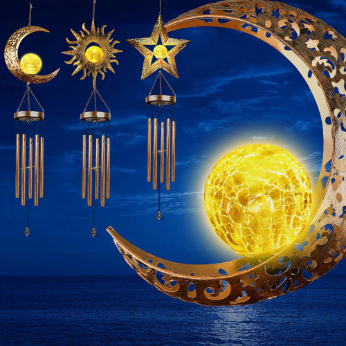 Celestial Solar Wind Chimes - Fine Home Accessories