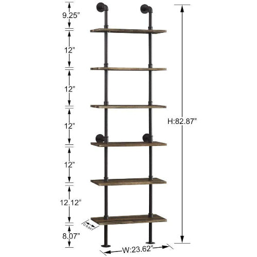 Contemporary 6-Tier Ladder Shelf - Fine Home Accessories