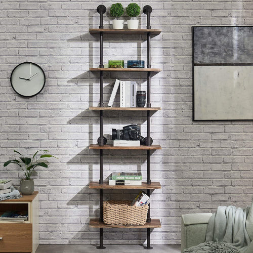 Contemporary 6-Tier Ladder Shelf - Fine Home Accessories