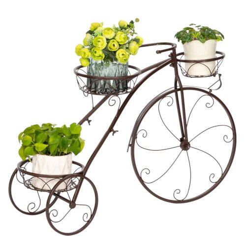 Deco Tricycle 3-Seat Plant Stand - Fine Home Accessories