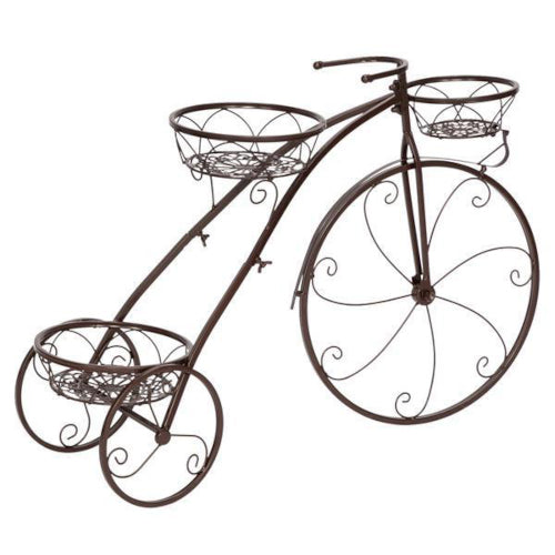 Deco Tricycle 3-Seat Plant Stand - Fine Home Accessories