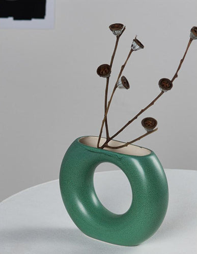Hollow Ceramic Vase - Fine Home Accessories