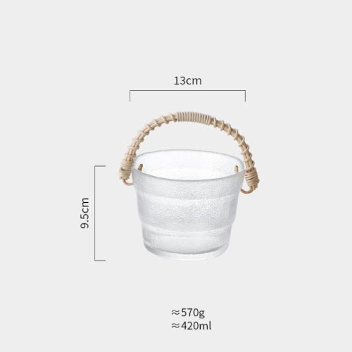 Glass Container With Handle - Fine Home Accessories
