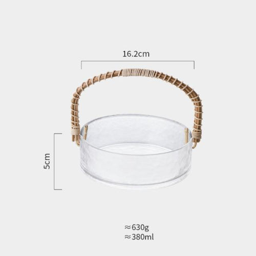 Glass Container With Handle - Fine Home Accessories